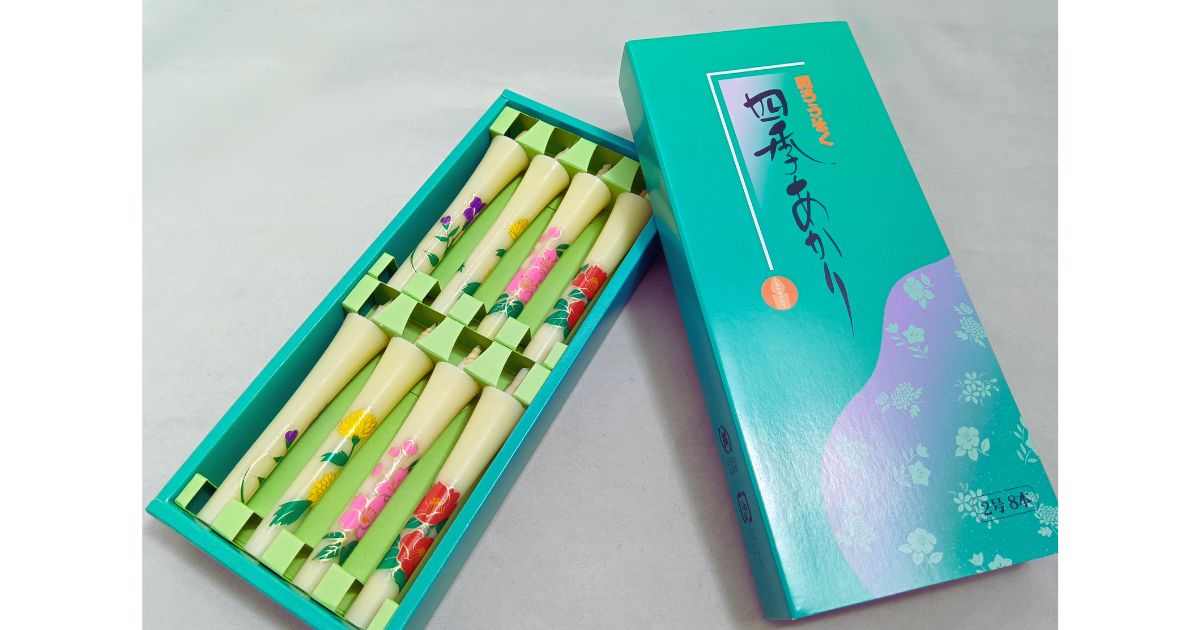 やさしい灯りで季節を感じる ― 和ろうそく「四季あかり」