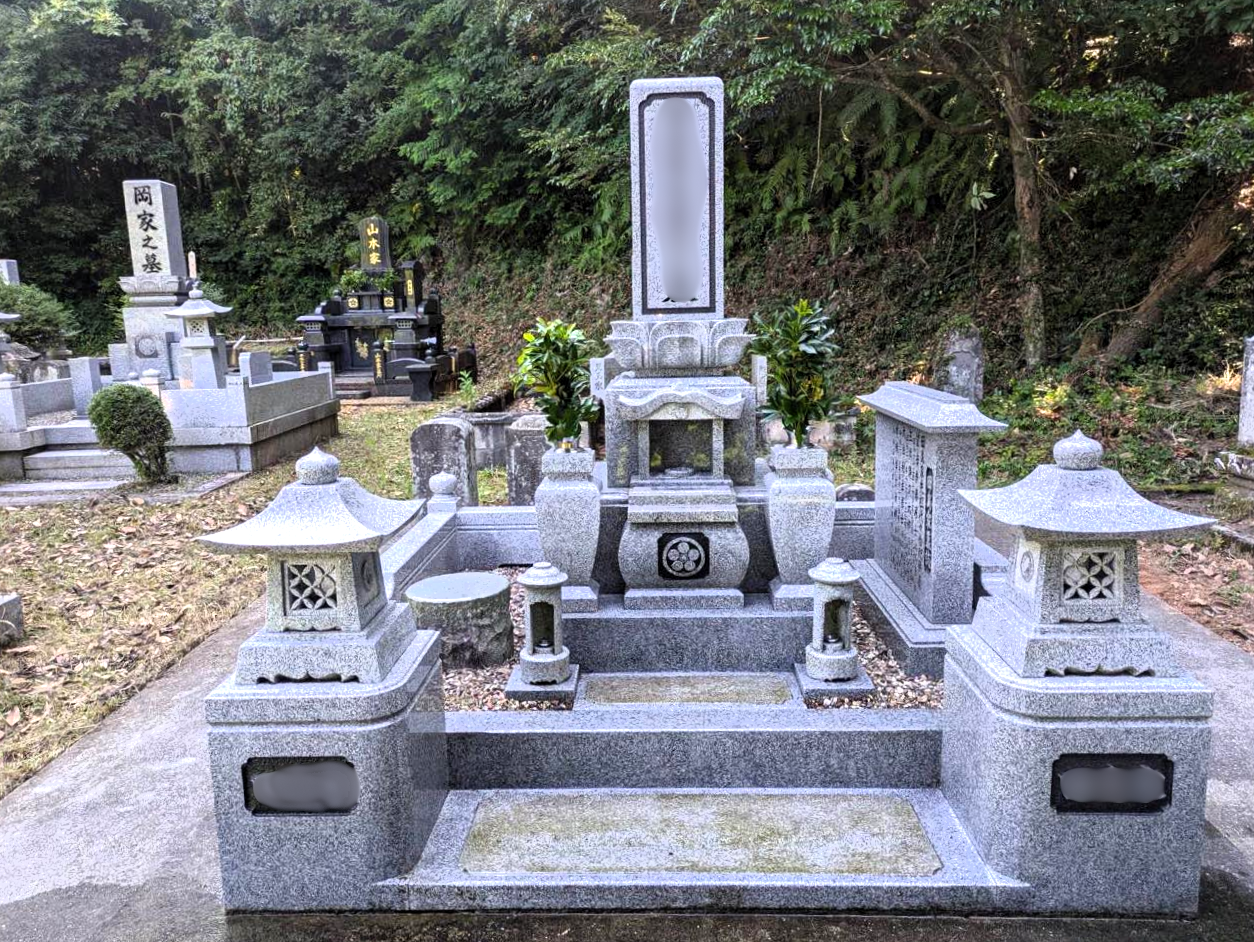 お墓参り代行 作業完了後の状態